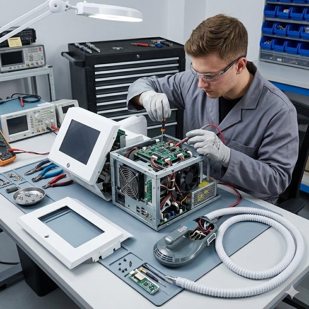 Diagnostika zařízení Lunafit